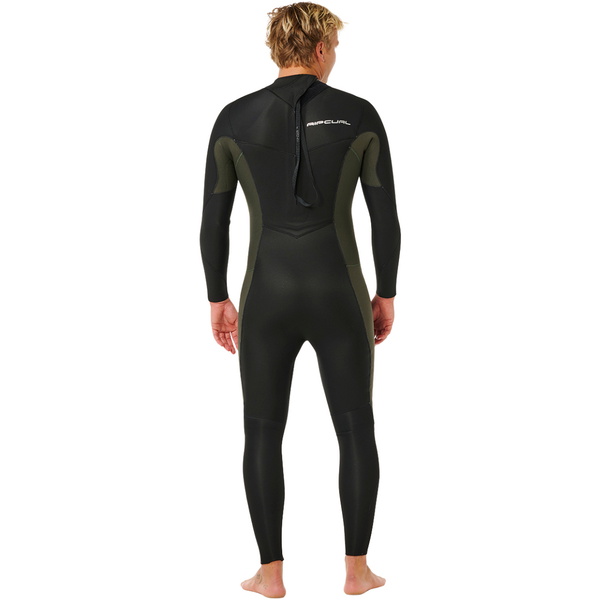 2026 Rip Curl Mens Dawn Patrol 4/3mm Back Zip Wetsuit 16TMFS - Deep Cactus